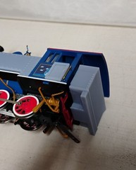On30 LONG SIDE TANKS, BUNKER, CAB DOORS for Bachmann Mogul 2-6-0. RESIN 3D Print