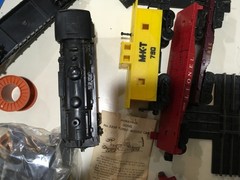 Vintage Lionel 1960’s assorted Train set & Tracks & broken Transformer