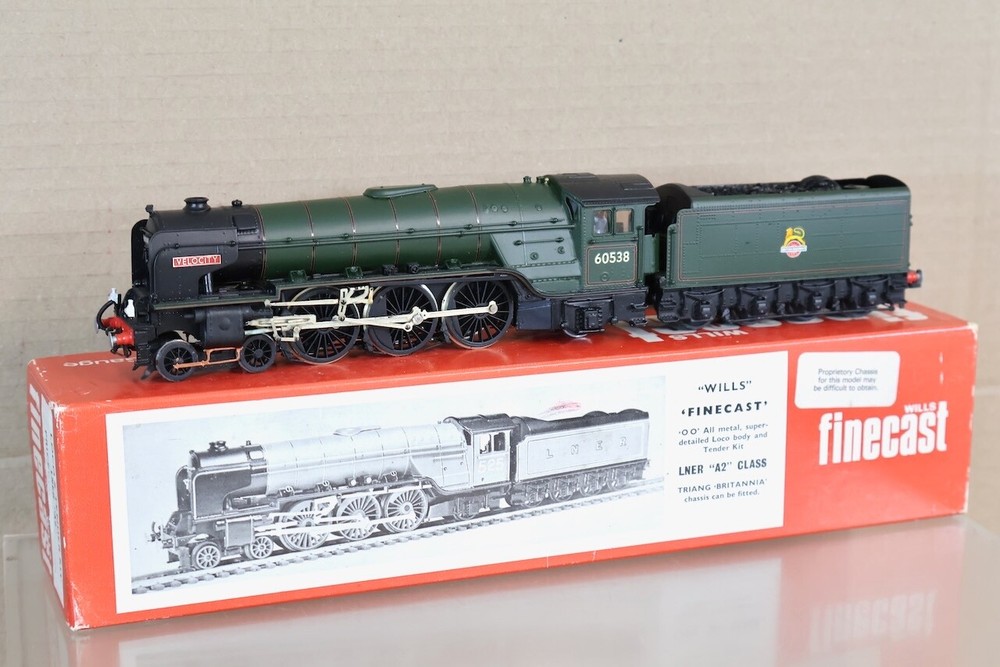 WILLS KIT BUILT BR 4-6-2 CLASS A2 LOCOMOTIVE 60538 VELOCITY PORTESCAP ol