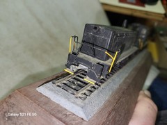 IHB Indiana Harbor Belt Railroad HO Switcher & Calf Locomotive Display