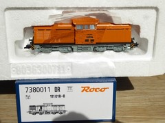 Roco 7380011 Tt Set 2 X Diesel Locomotives Br 111 the Dr Epoch 4 Plux 16 Dss Nip