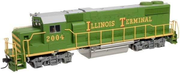 Atlas HO Scale IT Illinois Terminal EMD GP38-2 Diesel Locomotive #2004 DCC Ready