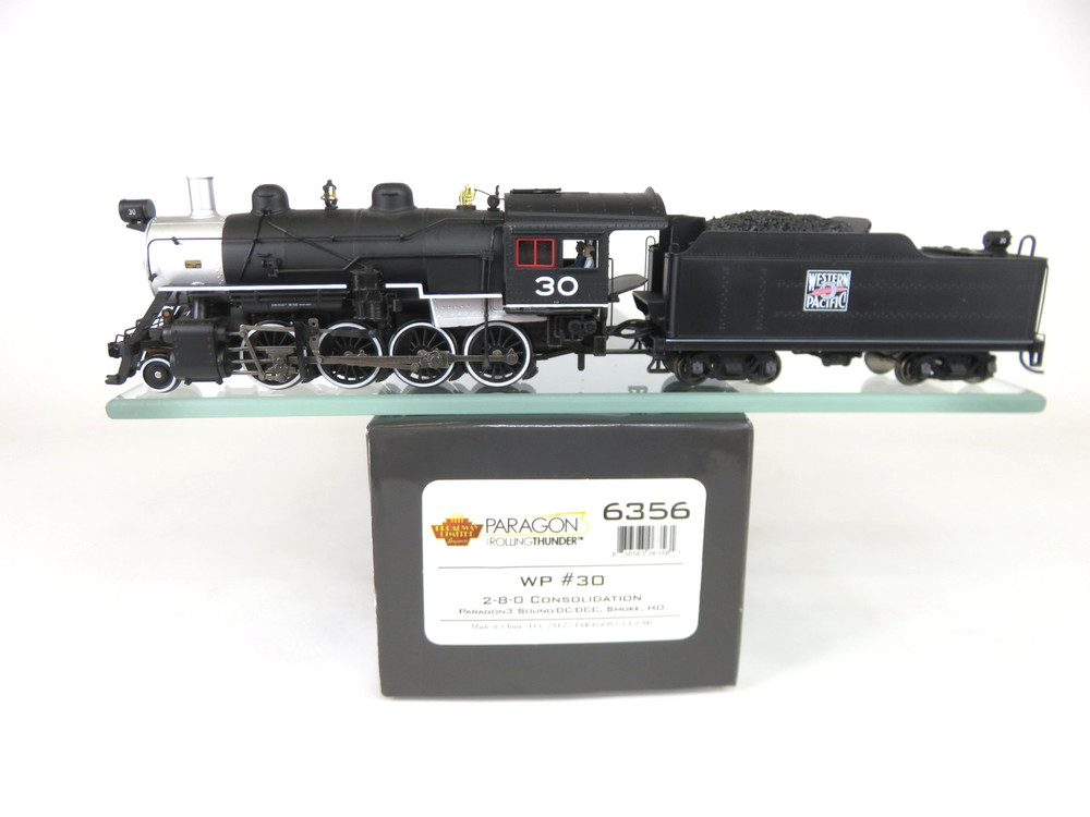 Broadway Limited 6356 HO Western Pacific 2-8-0 Steam Locomotive DCC/Sound/Smoke