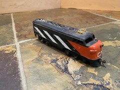 AHM Tempo 5024 Canadian National C-liner FM Diesel Locomotive 6536 HO Scale