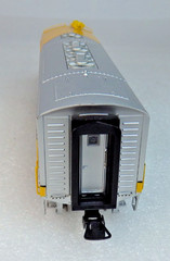 MTH HO F7A Santa Fe Yellow Bonnet DCC w/Sound 3 rail incld 2 rail convert truck