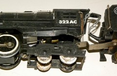 American Flyer 322AC 4-6-4 Steam Loco & Tender ~ The Royal Blue ~ Parts / Repair