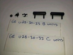 AIR TANKS HORN BELL BRAKE U28,30,33 B,C Athearn HO ,34006,34007,34005 Assorted