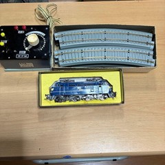 HO gauge locomotive ED662, 16 rails, Katsumi controller set
