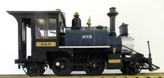 ARISTO CRAFT 21003C B & O ROGERS 2-4-2 LOCO & SOUND TENDER