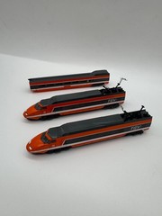 3x Bachmann N Scale TGV High Speed French Passenger Train