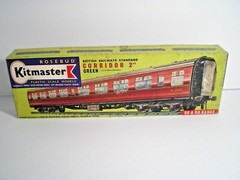 OO/HO GAUGE 1960’S KITMASTER BRITISH RAILWAYS STANDARD 2ND CLASS CORRIDOR COACH