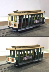 San Francisco Powell & Mason St. Cable Car (N scale)