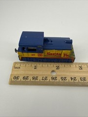 Aurora N Scale Plymouth 0-6-0 Santa Fe Switcher #317 Standard Chassis Mexico