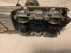 Lionel 2333 Santa Fe F3 AA Set 1948/49 Early Version Untested Missing Screws C‑5