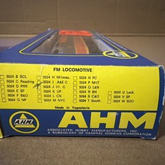 Locomotive ILLINOIS CENTRAL 4022 A H M Original Box HO Scale