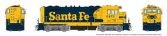 Rapido HO Santa Fe CF7 w/Round Cab – Sound and DCC Santa Fe #2480 NIB