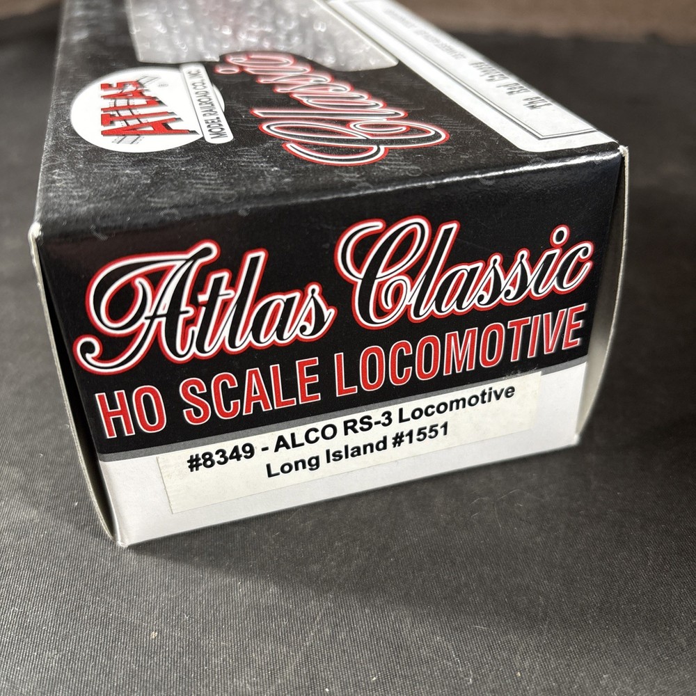 ATLAS HO CLASSIC ALCO RS 3 LONG ISLAND NUMBER 1551 8349 MODEL TRAIN