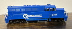 NJ Custom Brass EMD BL-2 Branch Line Diesel – Conrail #3621 Painted Does Not Run