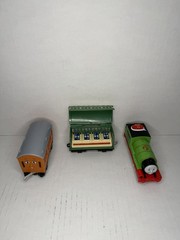 Thomas & Friends Talking Percy Motorized Train 2019 & 2 Other Railcars WORKS