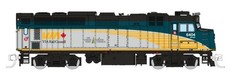 RAPIDO N GAUGE F40PH-2D DC/SILENT RENAISSANCE SCHEME VIA RAIL #6409 PN 582010