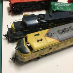 Vintage Tyco HO Gauge Union Pacific F-9 #537 Powered Diesel Engine Train Lot!