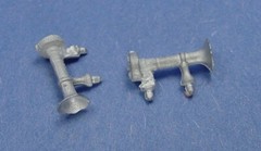 On3/On30 2 AIR HORNS FOR DIESEL LOCOMOTIVES / CRITTERS WISEMAN DETAIL PARTS O411