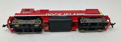 1970s TYCO Rock Island Diesel Engine HO Scale 235-10 4301 Railroad w Box
