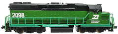 N Life-Like 7841 EMD GP38 BN Locomotive #2098 (Tested-no box)