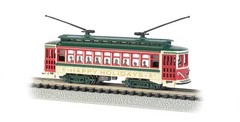 BACHMANN Industries N Scale Brill Trolley Christmas BAC61085 HAPPY HOLIDAYS/ NEW