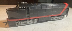 Tyco HO Scale Diesel Locomotive DC Black & Red