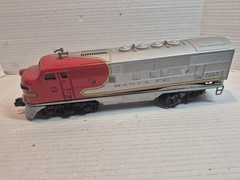 Vintage Lionel O Guage Santa Fe Model Train Engine PARTS/REPAIR L@@K!