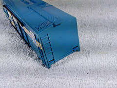 Body for Lionel 3530 Operating Generator Car Hard variation, white stripe to end