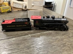 DCC On Board HO 2-8-0 Steam Locomotive Western Maryland #761 Fireball DCC Tender