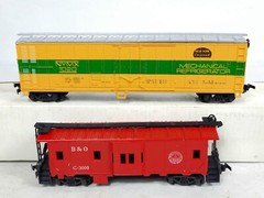 LIMA 97 Locomotive 83116 Gondola 1020 Boxcar C-3000 Caboose HO Track Transformer