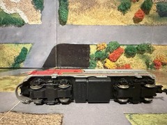 HO Scale Santa Fe 307 F Unit Diesel Locomotive Red Silver Vintage