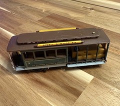 USED Bachmann HO Scale Cable Car San Francisco Municipal Powell & Mason Sts 4