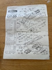 HO Scale Athearn GP35 B&O Chessie Systems #3547