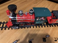 EZTEC G GAUGE CHRISTMAS ENGINE SCIENTIFIC NORTH POLE EXPRESS LOCOMOTIVE Set (C4
