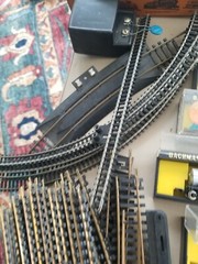 Train Lot Engines, Cabooses + Track Bachmann, Tyco, Atlas, Transformers Untested
