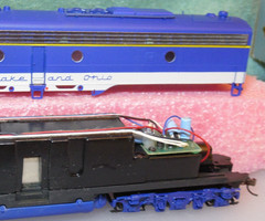 PROTO 2000 SERIES E8/9 LOCOMOTIVE No: 8186 C&O # 4021 CHESAPEAKE & OHIO B0X LT