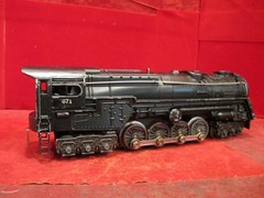 LIONEL 671 Engine Locomotive,tested runs lights and smokes