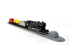 Shell Promo Train Set With Tracks ~ Fletcher-Barnhardt & White Steam Locomotive