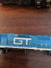 N Scale Grand Trunk Western Locomotive #1968 For parts or repair