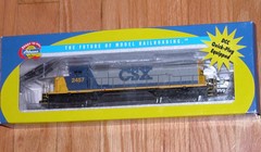 HO ATHEARN 93514 SD38 CSX # 2457 DCC QUICK PLUG EQUIPPED