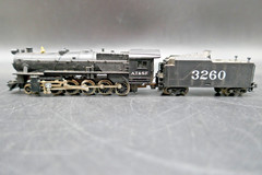 N Minitrix Santa Fe 2-10-0 Decapod Steam Locomotive – Tested & Working w/ Box