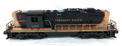 Lionel No. 2349 Northern Pacific GP-9 Diesel Locomotive, Black/Gold