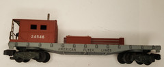 Vintage American Flyer Silver Bullet Train Engine/Coal Car/Passenger/Crane Car