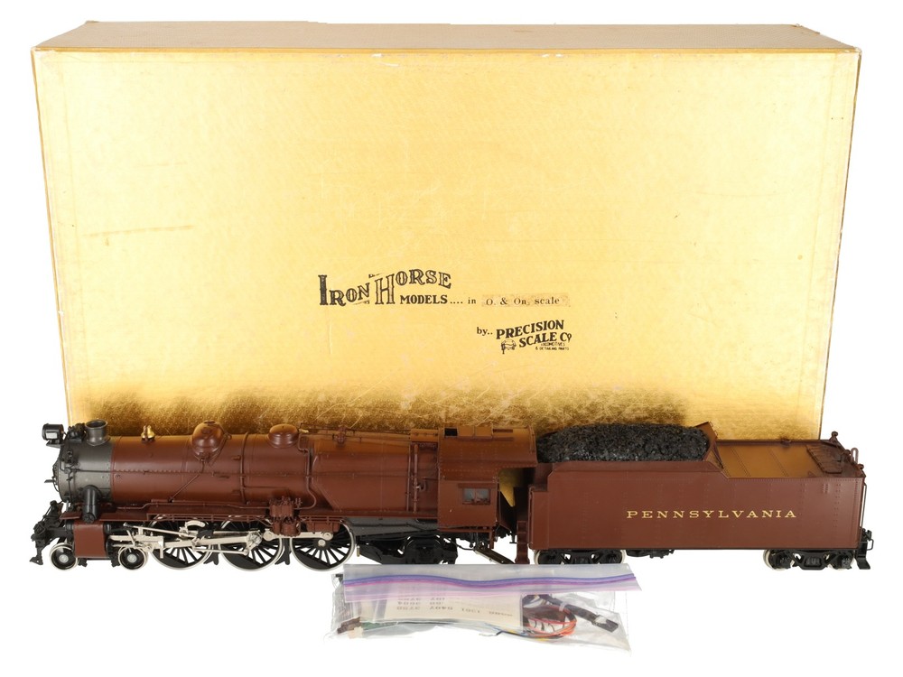 Precision Scale Co. 15136-3 O Brass PRR 4-6-2 Steam Loco & Tender #5418 (2R)- FP