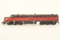 Proto1000 HO Scale Gulf Mobile and Ohio GM&O #271 DL-109 DC Powered Locomotive