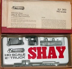 HO ROUNDHOUSE 360 2 TRUCK SHAY KIT